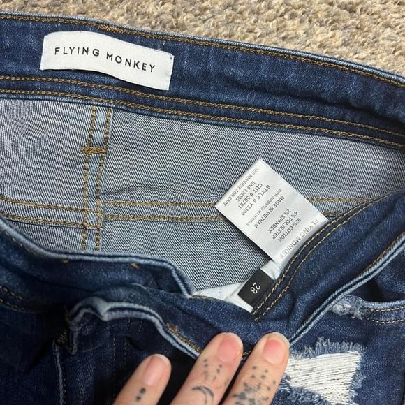 Flying monkey skinny jeans size 27–28 - Picture 6 of 6